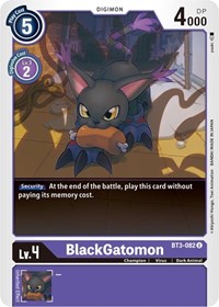 BlackGatomon #BT3-082 U