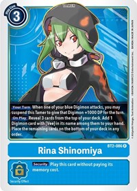 Rina Shinomiya #BT2-086 R