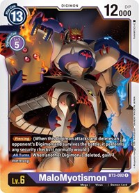 MaloMyotismon #BT3-092 R