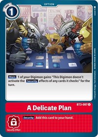 A Delicate Plan #BT3-097 U