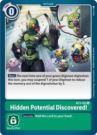 Hidden Potential Discovered! #BT3-103 U
