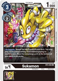 Sukamon #BT3-063 C