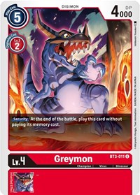 Greymon - BT3-011 #BT3-011 U