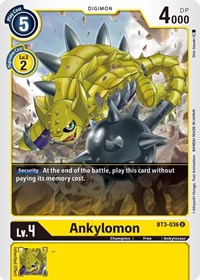Ankylomon #BT3-036 U