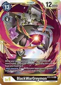 BlackWarGreymon #BT2-112 SEC