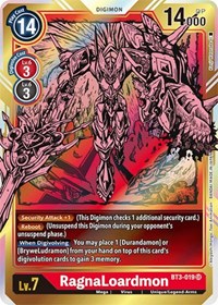 RagnaLoardmon (Alternate Art) #BT3-019 SR