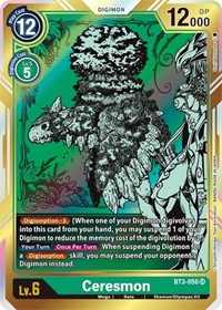 Ceresmon (Alternate Art) #BT3-056 SR