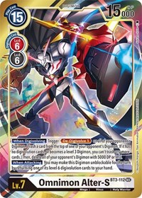 Omnimon Alter-S (Secret Rare) (Alternate Art) #BT3-112 SEC