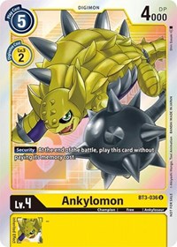 Ankylomon (Box Topper) #BT3-036 U