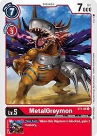 MetalGreymon - ST1-09 (Tamer Battle Pack 1) #ST1-09 R