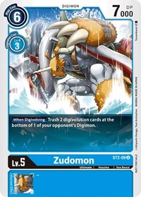 Zudomon - ST2-09 (Tamer Battle Pack 1) #ST2-09 U