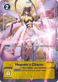 Heaven's Charm - ST3-14 (Tamer's Evolution Box) #ST3-14 C