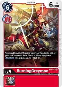 BurningGreymon #BT4-013 U