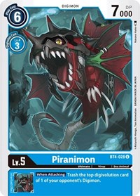 Piranimon #BT4-028 U