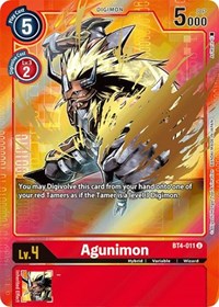 Agunimon (Alternate Art) #BT4-011 U