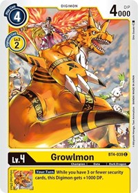 Growlmon #BT4-039 C