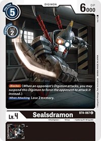 Sealsdramon #BT4-067 U
