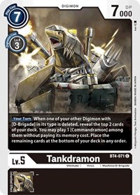 Tankdramon #BT4-071 C