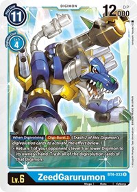 ZeedGarurumon #BT4-033 R