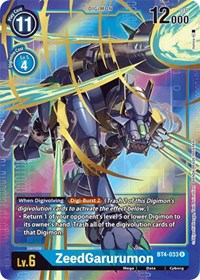 ZeedGarurumon (Alternate Art) #BT4-033 R