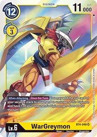 WarGreymon #BT4-048 SR