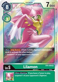 Lilamon #BT4-059 SR