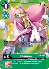 Lilamon (Alternate Art) #BT4-059 SR