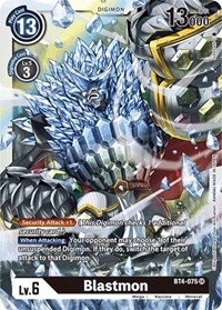 Blastmon #BT4-075 SR
