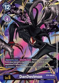 DanDevimon (Alternate Art) #BT4-088 SR