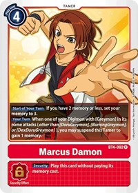 Marcus Damon #BT4-092 R
