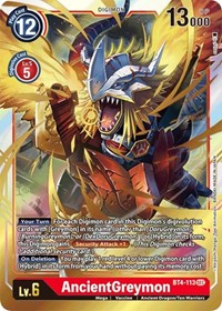 AncientGreymon #BT4-113 SEC