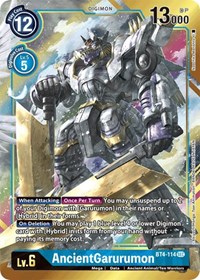 AncientGarurumon (Alternate Art) #BT4-114 SEC