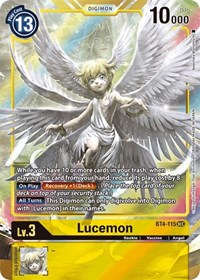 Lucemon (Alternate Art) #BT4-115 SEC