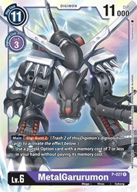 MetalGarurumon - P-027 #P-027 P