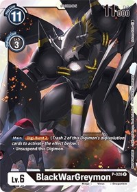BlackWarGreymon - P-026 #P-026 P