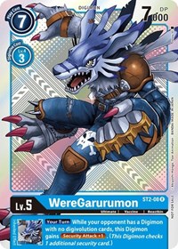 WereGarurumon - ST2-08 (Official Tournament Pack Vol.2) #ST2-08 R