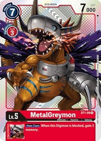 MetalGreymon - ST1-09 (Official Tournament Pack Vol.2) #ST1-09 R
