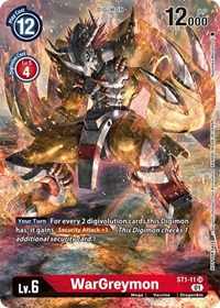WarGreymon - ST1-11 (Premier TO Event June 2021) #ST1-11 SR