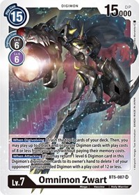 Omnimon Zwart #BT5-087 SR