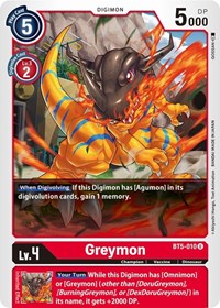Greymon #BT5-010 U