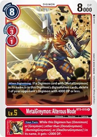 MetalGreymon: Alterous Mode #BT5-015 R