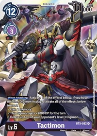 Tactimon #BT5-082 SR