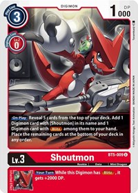 Shoutmon #BT5-009 U