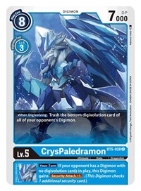 CrysPaledramon #BT5-028 U