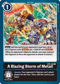 A Blazing Storm of Metal! #BT5-103 U