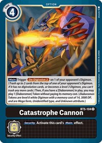 Catastrophe Cannon #BT5-104 R