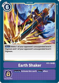 Earth Shaker #BT5-108 R