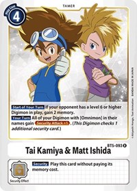 Tai Kamiya & Matt Ishida #BT5-093 R