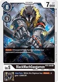 BlackMachGaogamon #BT5-068 C