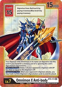 Omnimon X Anti-body (Alternate Art) #BT5-111 SEC